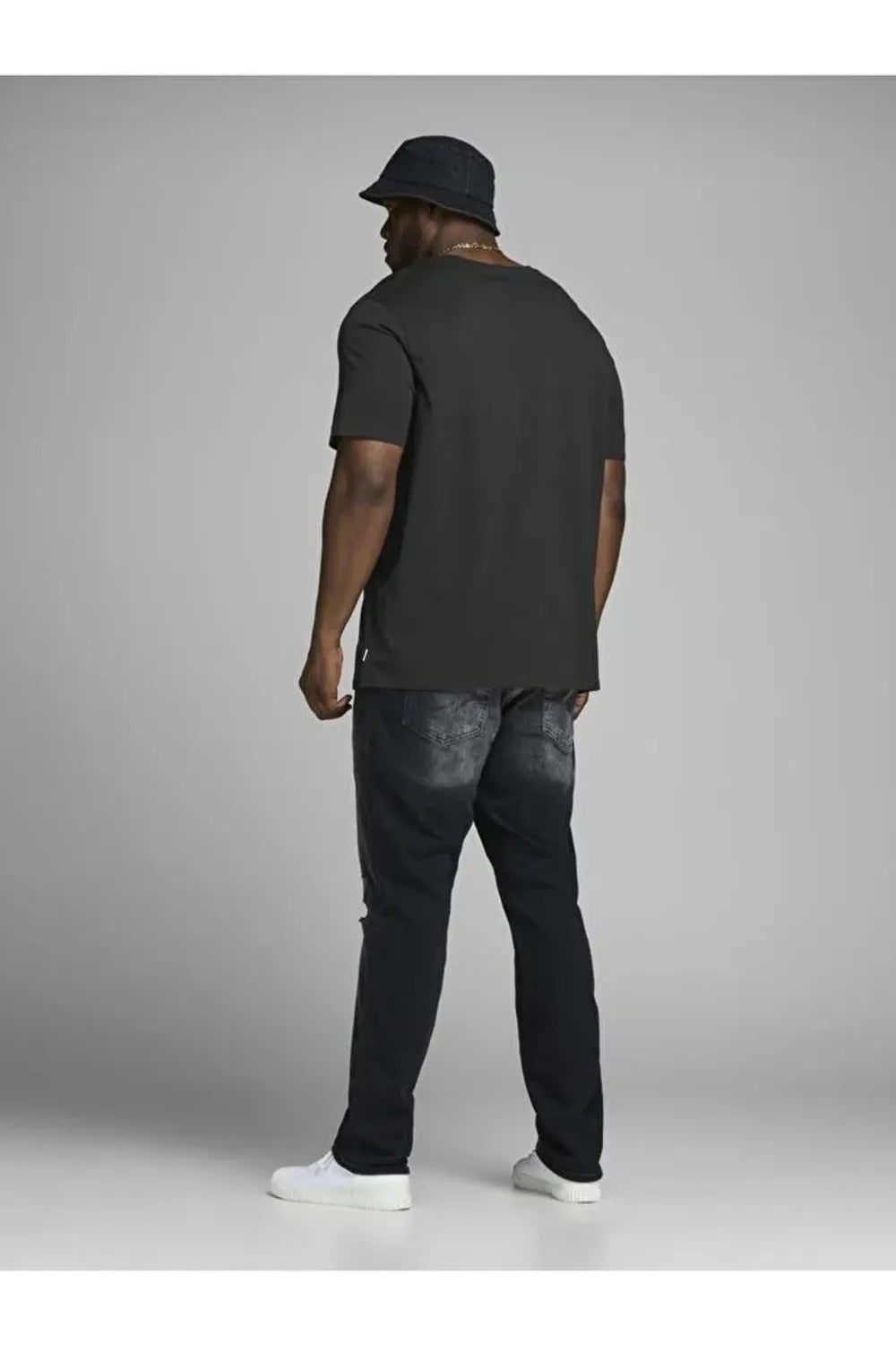 Jack & Jones Erkek SİYAH TİŞÖRT 12158482